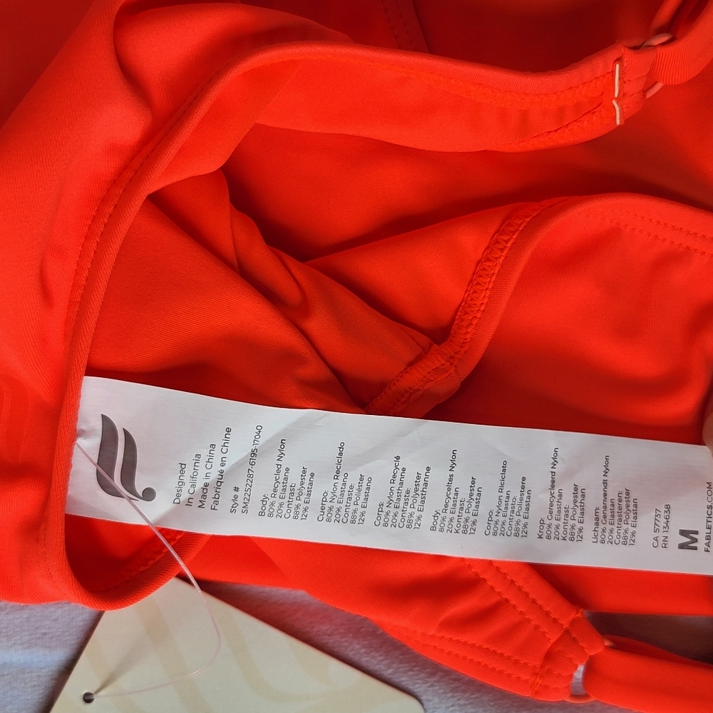 Fabletics One Piece Swimsuit Size m - Picture 3 of 9